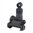 KNIGHTS ARMAMENT AR-15 FLIP-UP ADJ TACTICAL MICRO REAR SIGHT 600 METER BLK