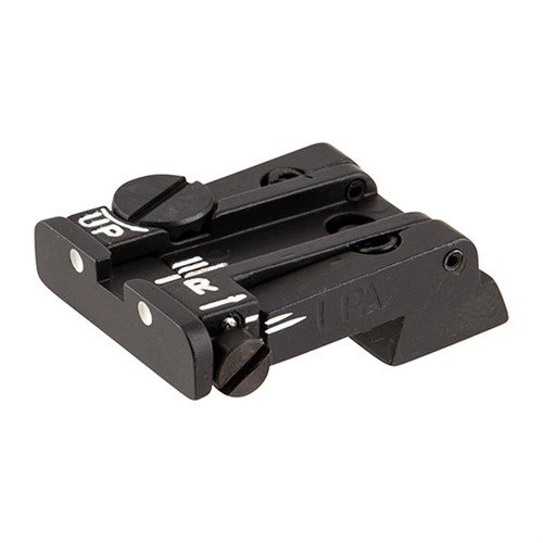 Verbessere deine CZ 75, 85 mit dem einstellbaren Hintervisier von L.P.A. SIGHTS! 🎯 Präzise Anpassungen für optimales Schießen.