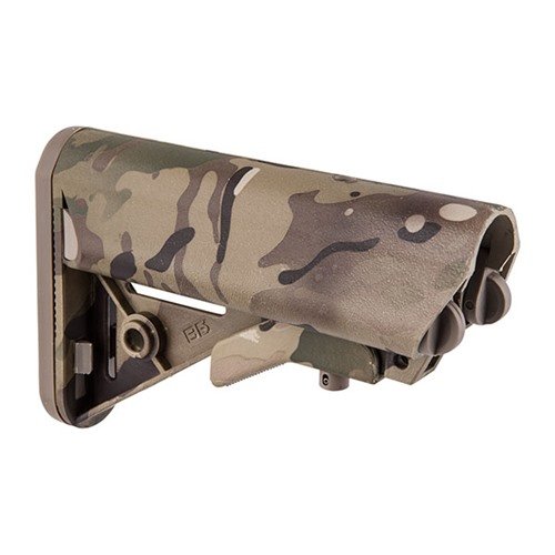 Entdecke den AR-15 Enhanced SOPMOD Stock! ✨ Dieser komfortable, zusammenklappbare Schaft passt perfekt auf M4-Typ Empfängerverlängerungen.