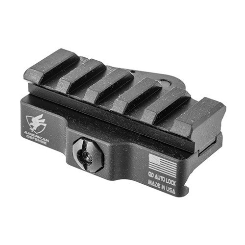 Entdecke die QUICK-RELEASE ACCESSORY MOUNT von AMERICAN DEFENSE! 🔧 Sicher, flexibel und ideal für deine Picatinny-Schiene. Jetzt anpassen!