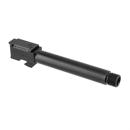 Entdecke die THREADED BARRELS für GLOCK® 17 von Silencerco! 🛠️ Hochwertige Gewindeläufe aus Edelstahl für optimale Leistung.