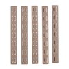 Entdecke das AR-15 KEYMOD Rail Panel Kit 5-Pack in Flat Dark Earth. 🛠️ Perfekte Passform für KeyMod-Slots, rutschfest und in USA gefertigt!