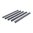 BRAVO COMPANY RAIL PANEL KIT 5-PACK KEYMOD RUBBER GRAY 5.5"