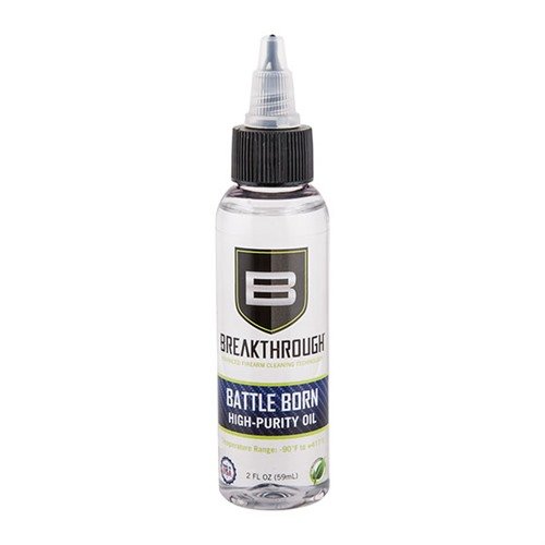 Entdecke das Battle Born High Purity Oil! 🛠️ Maximaler Schutz und Schmierung für deine Feuerwaffe unter extremen Bedingungen. Biologisch abbaubar und sicher!