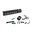 BRAVO COMPANY KMR ALPHA KEYMOD HANDGUARD, 7", BLACK
