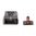 L.P.A. SIGHTS BLACK REAR/RED FRONT ADJUSTABLE SIGHT SET, NOVAK STYLE