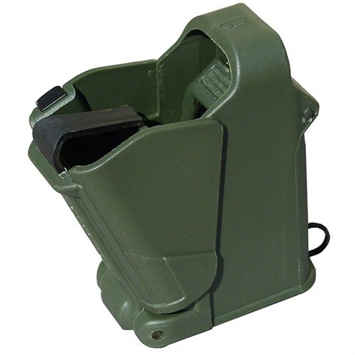 Lade deine Pistolenmagazine blitzschnell mit dem UpLula Loader! 🚀 Ideal für 9mm bis .45 ACP, schütze deine Finger und spare Zeit auf dem Schießstand.