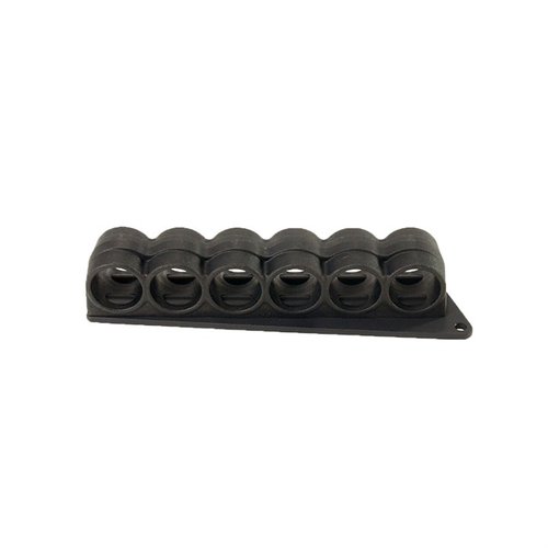 Erlebe den SURESHELL Polymer Shotshell Carrier von Mesa Tactical! ✨ Sicherer Halt für 6 Patronen, ideal für Remington und Mossberg 500/590.