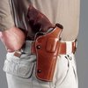 GALCO INTERNATIONAL DUAL POSITION PHOENIX S&W L FRAME 686 6" -TAN-LEFT HAND