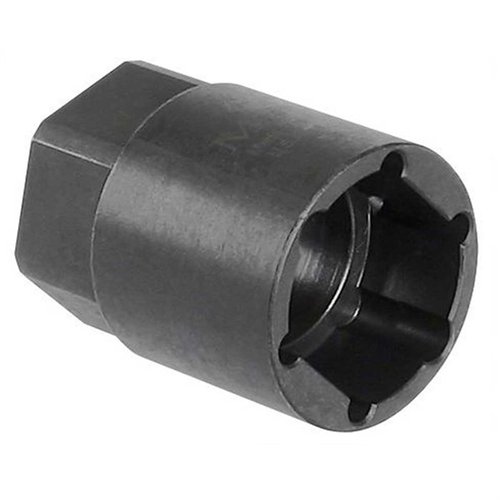 Vereinfache den Wechsel von Handguards mit dem CZ Scorpion Pistol Barrel Nut Socket 🛠️. Hochwertig, langlebig und stolz in den USA hergestellt!