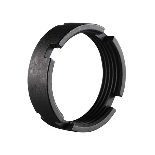 Entdecke die Luth-AR Castle Nut für MBA-3/MBA-4! 🔧 Ideal für deine Carbine Buffer Kits. Robustes schwarzes Stahl-Design.