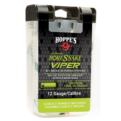 Entdecke den SHOTGUN VIPER BORESNAKE 🐍 für eine schnelle und gründliche Reinigung deines Gewehrs. Ideal für .410, .20-ga und .12-ga Kaliber!