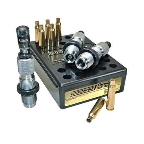 Entdecke das PREMIUM DELUXE DIE SET von Redding für 224 Valkyrie. 🌟 Perfekte Präzision und einfache Handhabung für deine Nachladeprojekte!