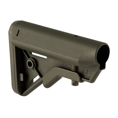 Entdecke den AR-15 SOPMOD BRAVO Stock! 🌟 Robuster, einstellbarer Mil-Spec Schaft in O.D. Green für optimalen Komfort und Kontrolle.