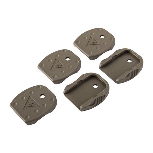 Verbessere deinen Grip mit den TANGODOWN Tactical Floorplates für Glock®. Ideal für schnelles Nachladen! ⚙️ Jetzt im 5er-Pack erhältlich.