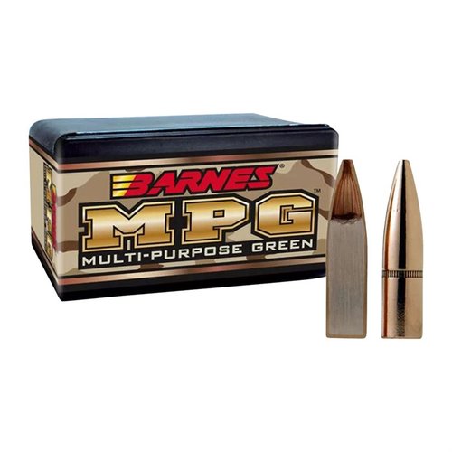 Entdecke die BARNES Multi-Purpose Green 22 Caliber Geschosse 🌟 - präzise, bleifrei und ideal für Wettkämpfe und Raubwildjagd.