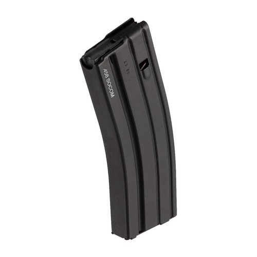 Entdecke das D&H Industries .458 SOCOM Magazin! 🛠️ Aluminium, schwarz, 10 Schuss – perfekt für dein AR-15-Gewehr!