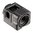 CGS SUPPRESSORS QUBE COMPENSATOR 9MM, 1/2X28, BLK/BLK
