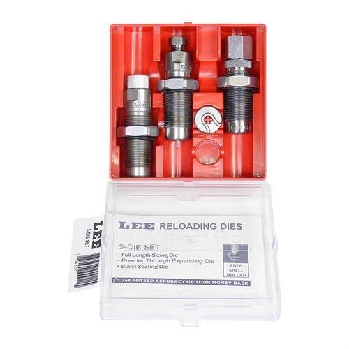 Entdecke das STEEL 3-DIE RIFLE SET von LEE PRECISION für das Kaliber 350 Legend! 🔧 Perfekt für präzises Reloading und einfache Handhabung.