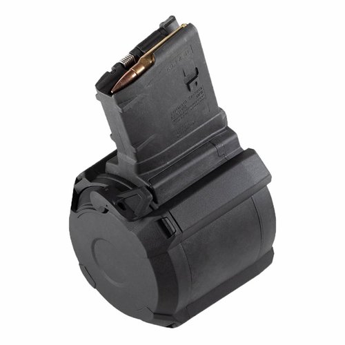 Entdecke das Magpul D-50 LR/SR GEN 3 M3 PMAG 🎉 – ein leichtes, zuverlässiges 50-Rund-Magazin für 7,62x51 NATO/.308 Winchester. Ideal für dein Gewehr!