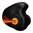 DECIBULLZ CUSTOM MOLDED PERCUSSIVE SHOOTING EARPLUG,  BLACK