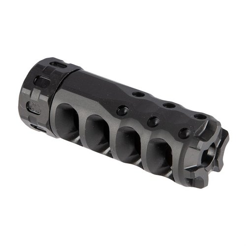 Entdecke die AR-15 Hypertap Mündungsbremse! 🚀 Über 70% Rückstoßreduzierung für bessere Präzision und Komfort. 100% Made in USA.