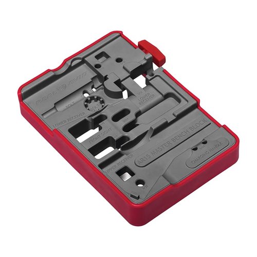 Entdecke den Real Avid AR-15 Master Bench Block! 🛠️ Erleichtere den Zusammenbau deines AR-15 mit diesem rutschfesten, vielseitigen Werkzeug.