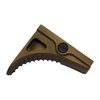 TRUE NORTH CONCEPTS GRIPSTOP ALUMINUM PICATINNY EARTH BROWN