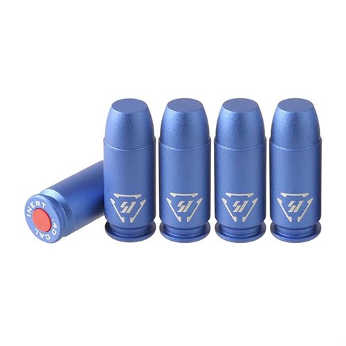Erlebe sicheres Training mit den ALUMINUM DUMMY ROUNDS von STRIKE INDUSTRIES! 🔵 Ideal für Trockenfeuerübungen und realistische Simulationen.