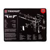 Entdecke die ULTRA 20 Pistol Cleaning Mat von TekMat! 🛠️ Schütze deine Waffe mit einer wasserdichten, kratzfesten Matte und behalte den Überblick über Teile.