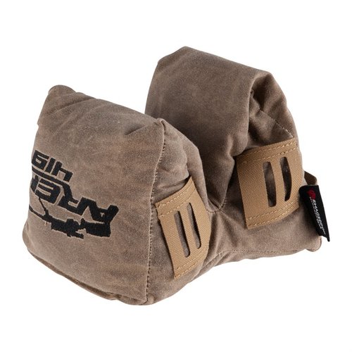 Entdecke die RAILCHANGER Pint Sized Game Changer Tasche aus Tan Waxed Canvas. Ideal für flexible Unterstützung beim Schießen! 🎯