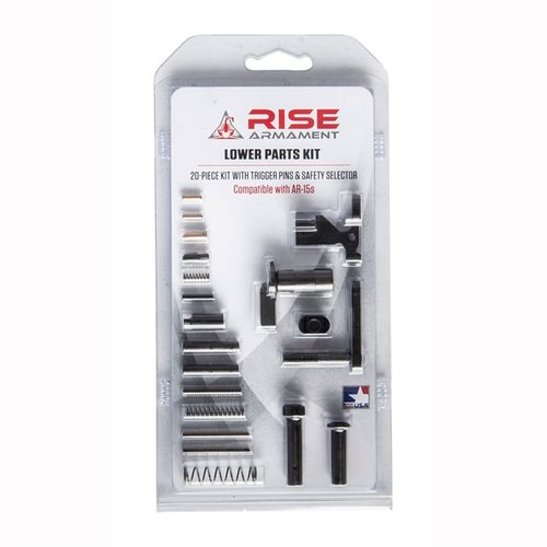 Vervollständige deinen AR-15 mit dem Rise Armament Lower Parts Kit! 🔧 Enthält alles, was du brauchst für den perfekten Build.