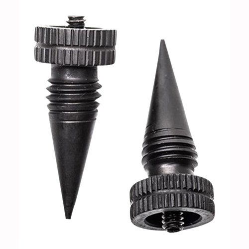 Entdecke die Accu-Tac G2 Spikes für dein Bipod! 🏕️ Schneller Wechsel von Gummifüßen zu aggressiven Stahlspikes für besten Halt.