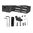 MIDWEST INDUSTRIES CHASSIS M-LOK W/8" HANDGUARD FOR RUGER 10/22 BLACK