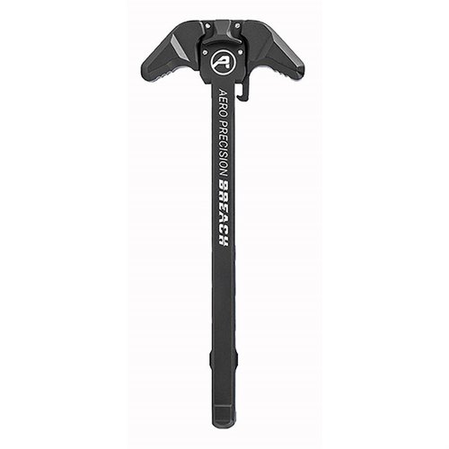 Entdecke den robusten AR 308 Breach Charging Handle mit großem Hebel für dein Gewehr. 💪 Perfekt für raues Terrain und einfache Handhabung!