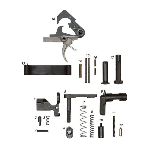 Hol dir das AR-15 Lower Parts Kit mit ACT Trigger! 🔧 Komplett mit allen wichtigen Teilen für dein Projekt. Jetzt zuschlagen!