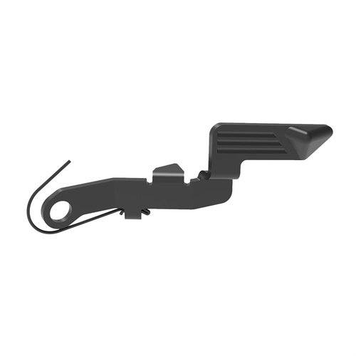 Verbessere deine Schießleistung mit dem erweiterte & raised slide release für Glock. 🚀 Ergonomisch und intuitiv für präzises Nachladen!