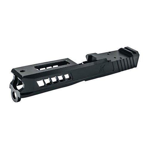 Entdecke die AXIOM SLIDE für Glock 43/43X! ✨ Hochwertig, mit RMSc Optik-Ausschnitt und Abdeckplatte für maximale Flexibilität.