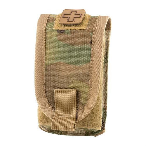 Entdecke die Eleven 10® Tourniquet/ Selbst-Aid Pouch 🩹 für schnelles medizinisches Handeln. Kompatibel mit SOF-T®T und QuikClot®!
