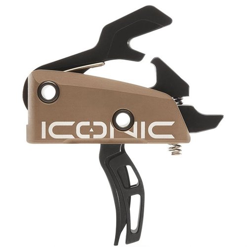 Erlebe den AR-15 ICONIC Trigger von Rise! 🎯 Dual Blade Design mit 2 Stufen für präzises Schießen und einfache Installation. Hol dir jetzt den besten Abzug!