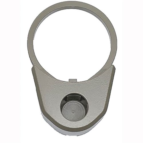 Entdecke die AR-15 Endplatte mit 3 QD Sling Swivel Sockets! 🛠️ Robuste Stahlkonstruktion und FDE Cerakote für optimale Funktionalität.