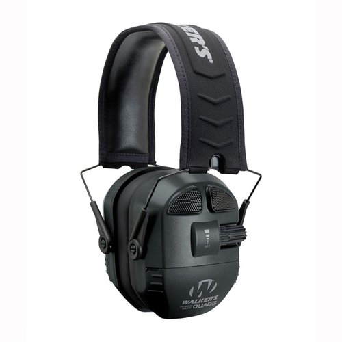 Entdecke die Ultimate Power Ear Muffs von Walkers Game Ear! 🎧 Mit 9-facher Hörverstärkung und 27 dB Geräuschreduzierung für besten Gehörschutz.