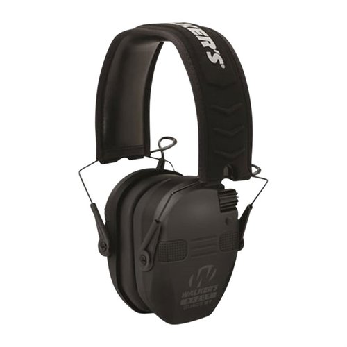 Schütze deine Ohren mit den Walkers Razor Slim Electronic Quad Ear Muffs 🎧. Bluetooth-fähig, ideal für Schießstand und laute Aktivitäten!