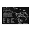 Schütze deine Waffe mit der robusten PISTOL GUN MAT von TEK MAT! 🛡️ Detailliertes Diagramm, rutschfest und leicht zu reinigen.