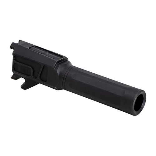 Erlebe die Präzision des STRAIGHT FLUTED BARREL für SIG P365! ✨ Hochwertiger Edelstahl und schwarze Nitride-Beschichtung für beste Leistung.