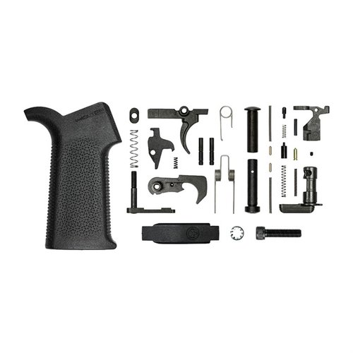 Entdecke das AR-15 Lower Parts Kit von Aero Precision mit MOE SL Grip. 🛠️ Ideal für deinen mil-spec Lower Receiver. Jetzt kaufen!