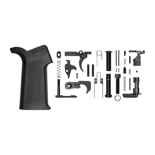 Baue deinen M4E1 Lower Receiver mit dem vielseitigen Lower Parts Kit von Aero Precision und einem Magpul MOE SL® Grip 🛠️. Jetzt kaufen!