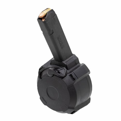 Erlebe das PMAG D50 GL9 Trommelmagazin für Glock® mit 50 Schuss. 🔥 Lade bequem nach und genieße optimale Leistung beim Schießen!