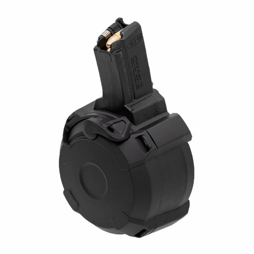Entdecke das HK94/MP5® D-50 MP PMAG von Magpul! 🥳 Mit 50 Schuss Kapazität und innovativem Design für dein MP5-Klon. Schieß weiter!