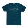 MAGPUL GO BANG PARTS CVC T-SHIRT BLUE STONE HEATHER XL